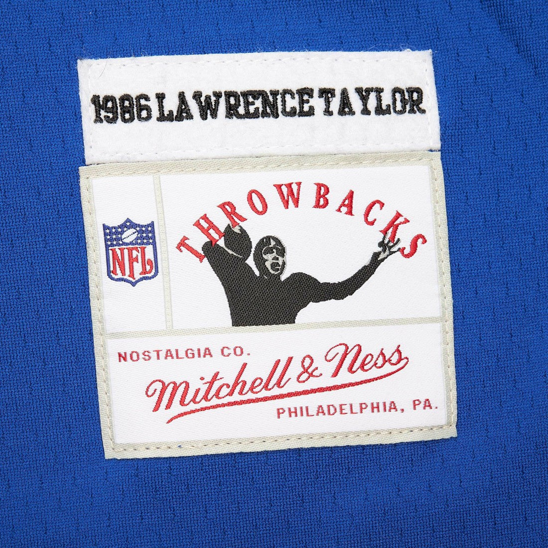 Lawrence Taylor  Player Name & Number Hoodie Legacy Jersey - New York Giants