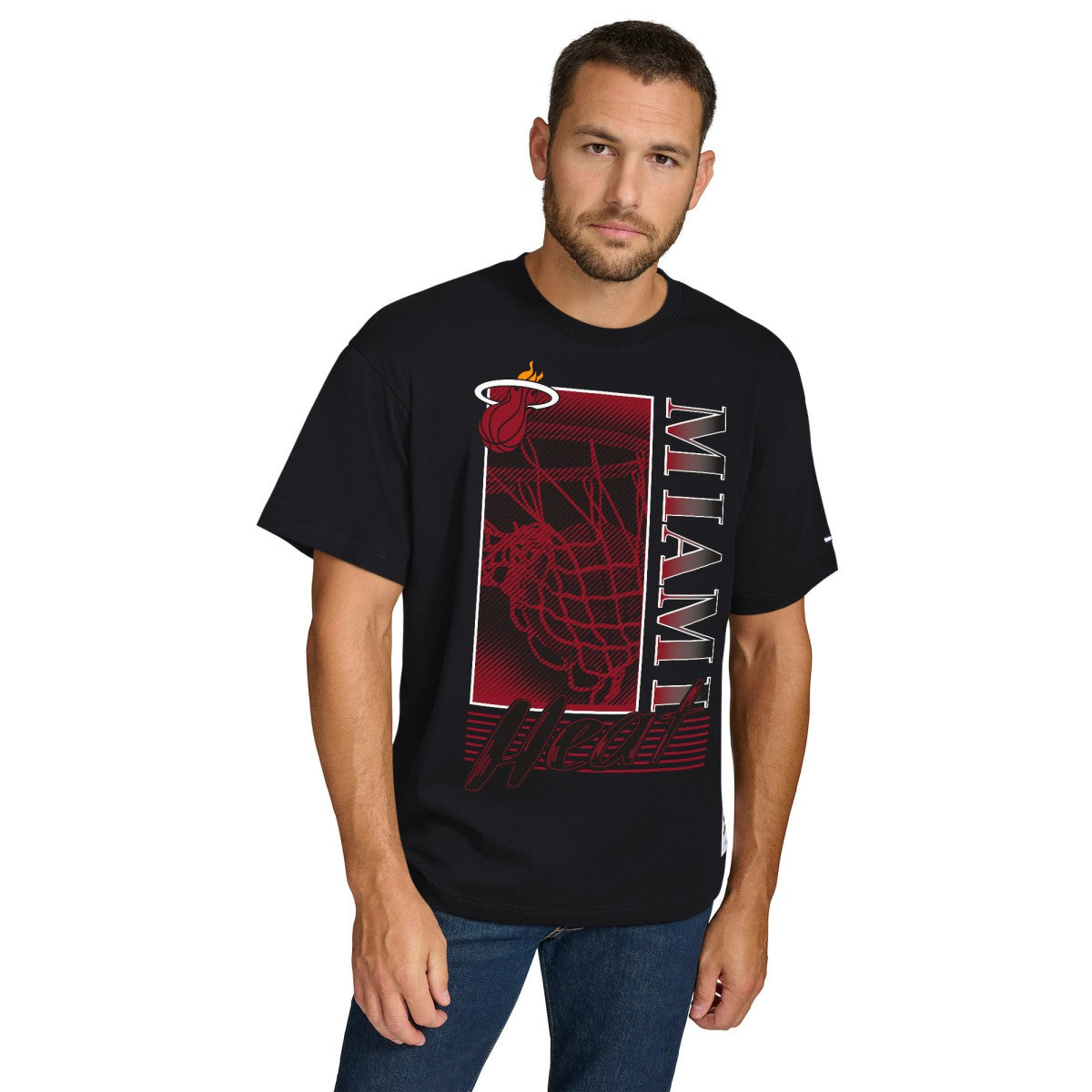 NBA Miami Heat Tommy Jeans Noah Swish T-Shirt