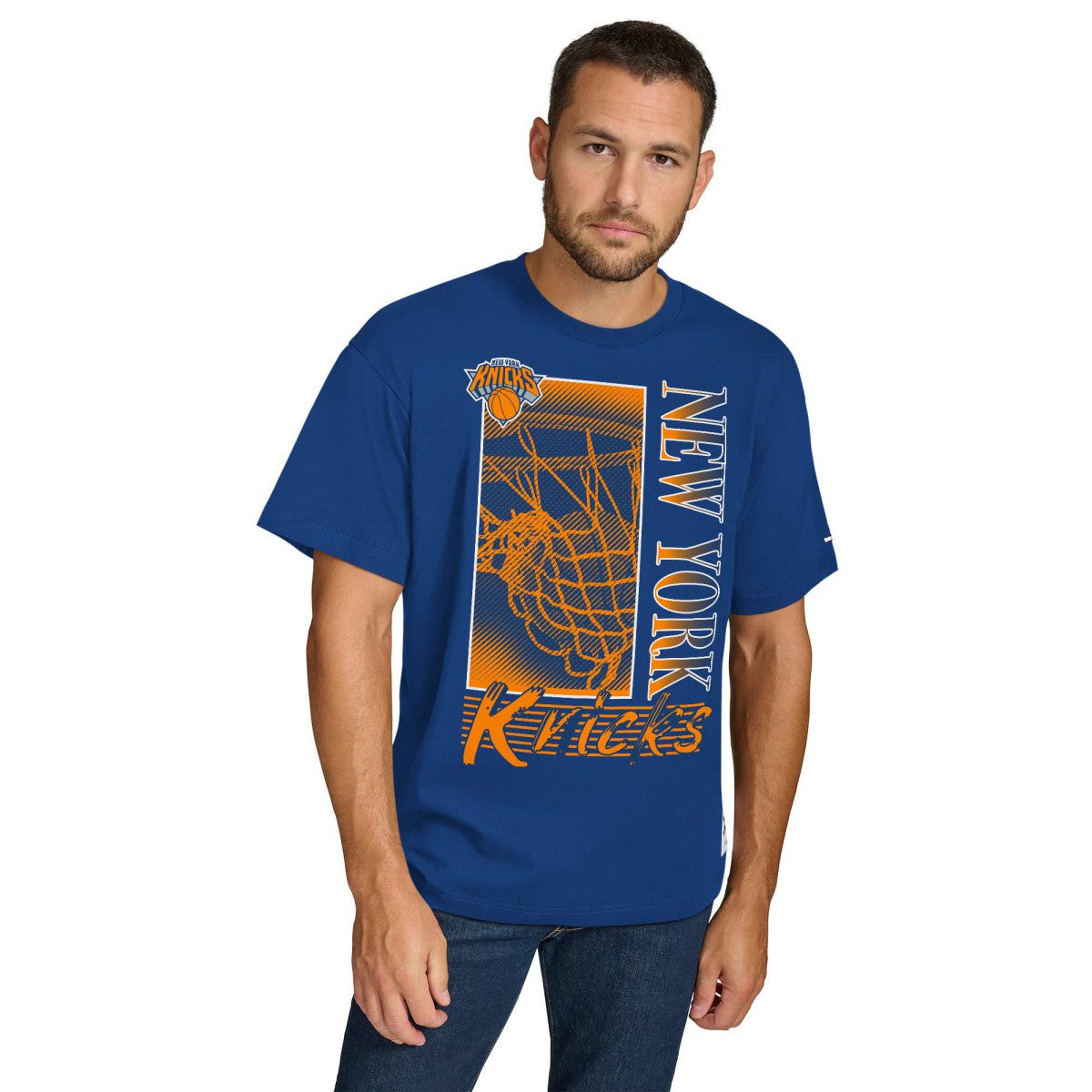 NBA New York Knicks Tommy Jeans Noah Swish T-Shirt