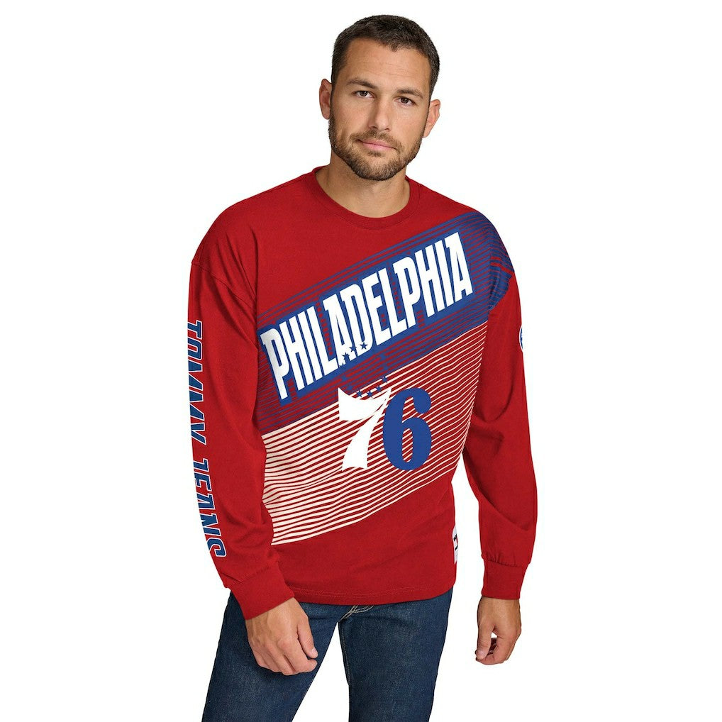 NBA Philadelphia 76ers Tommy Jeans Lucas Long Sleeve T-Shirt