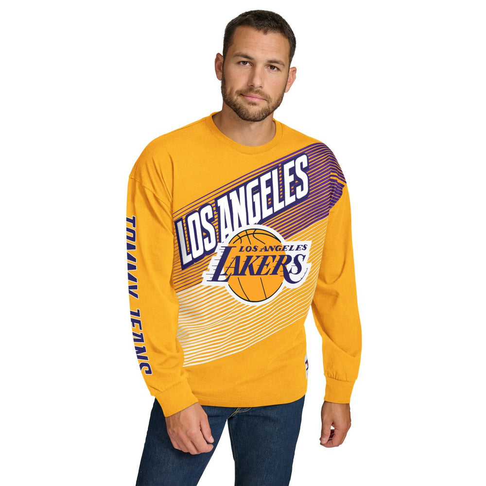 NBA Los Angeles Lakers Tommy Jeans Lucas Long Sleeve T-Shirt