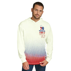 NBA Philadelphia 76ers Tommy Jeans Ben Vintage Applique Long Sleeve Hoodie T-Shirt