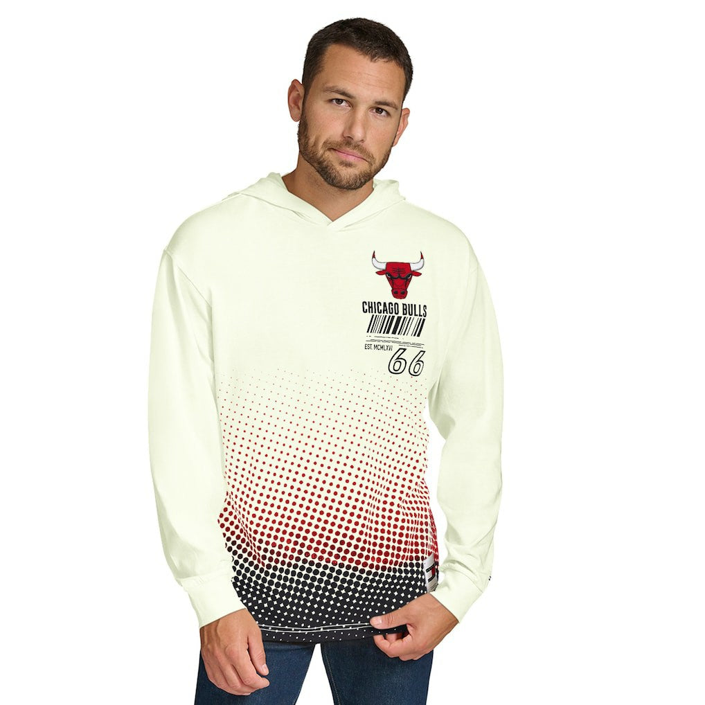 NBA Chicago Bulls Tommy Jeans Ben Vintage Applique Long Sleeve Hoodie T-Shirt sale