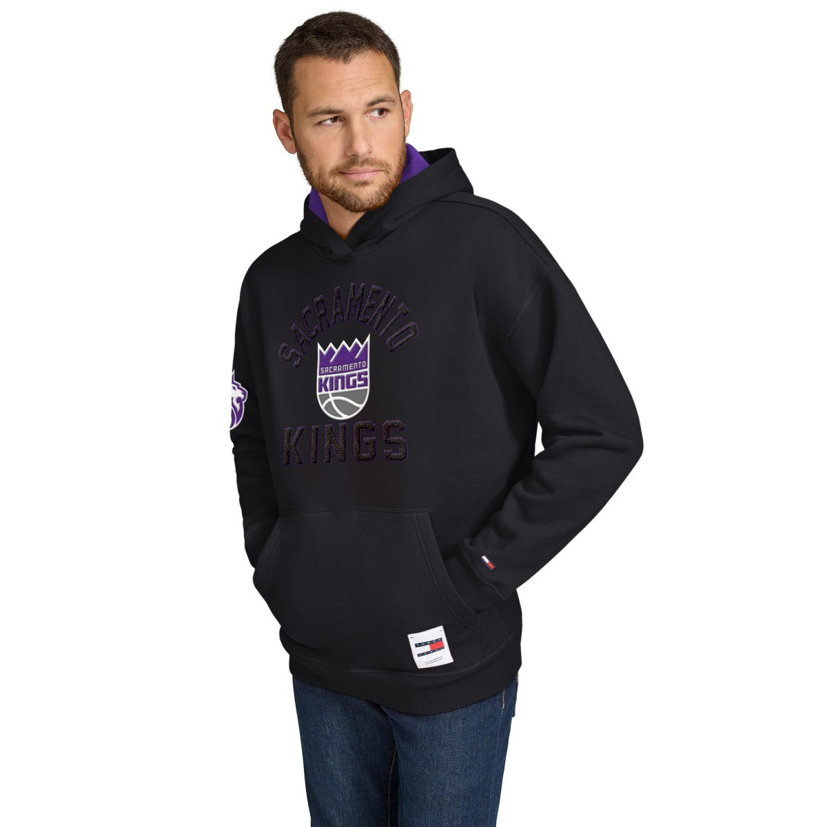NBA Sacramento Kings Tommy Jeans Sebastian Pullover Hoodie