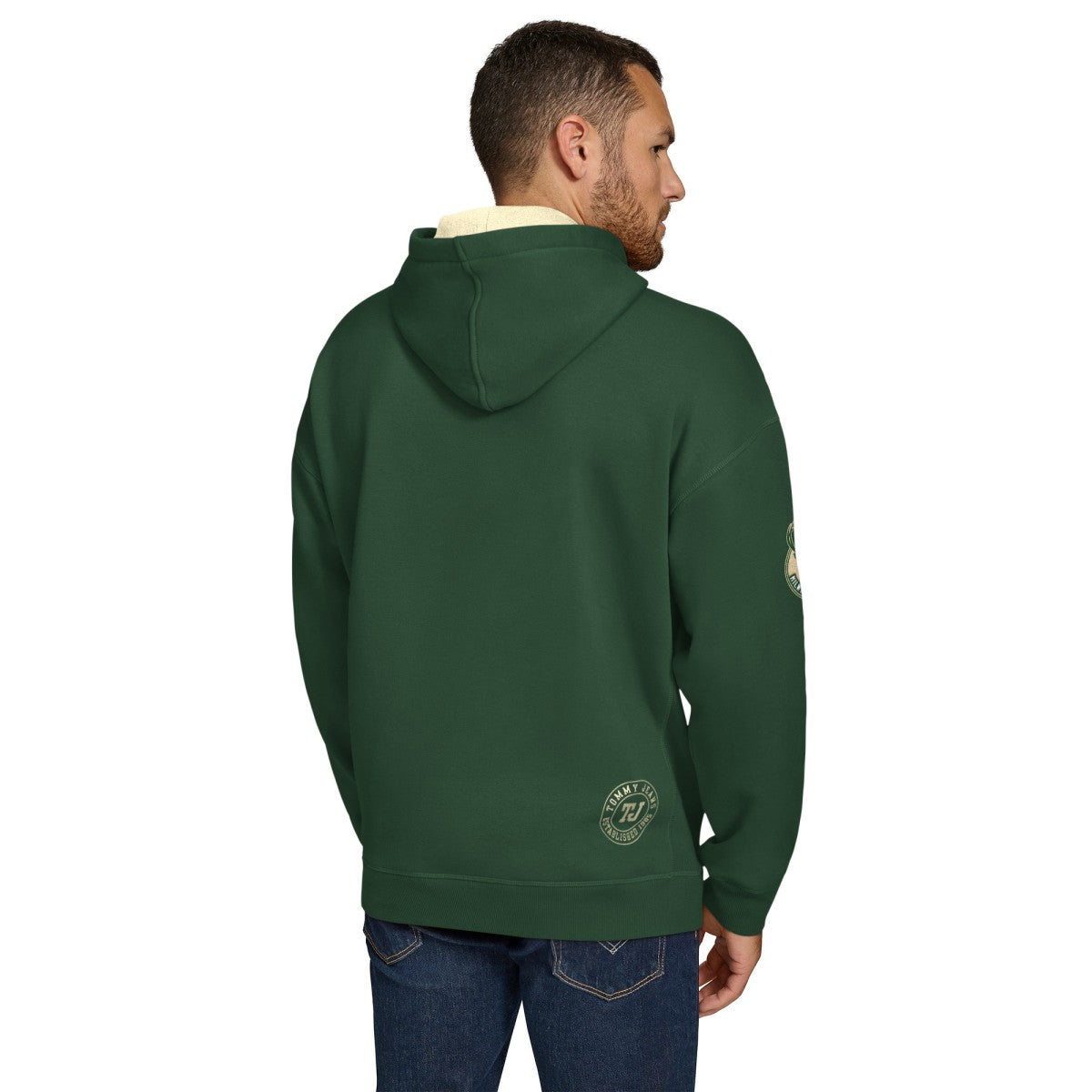 NBA Milwaukee Bucks Tommy Jeans Sebastian Pullover Hoodie