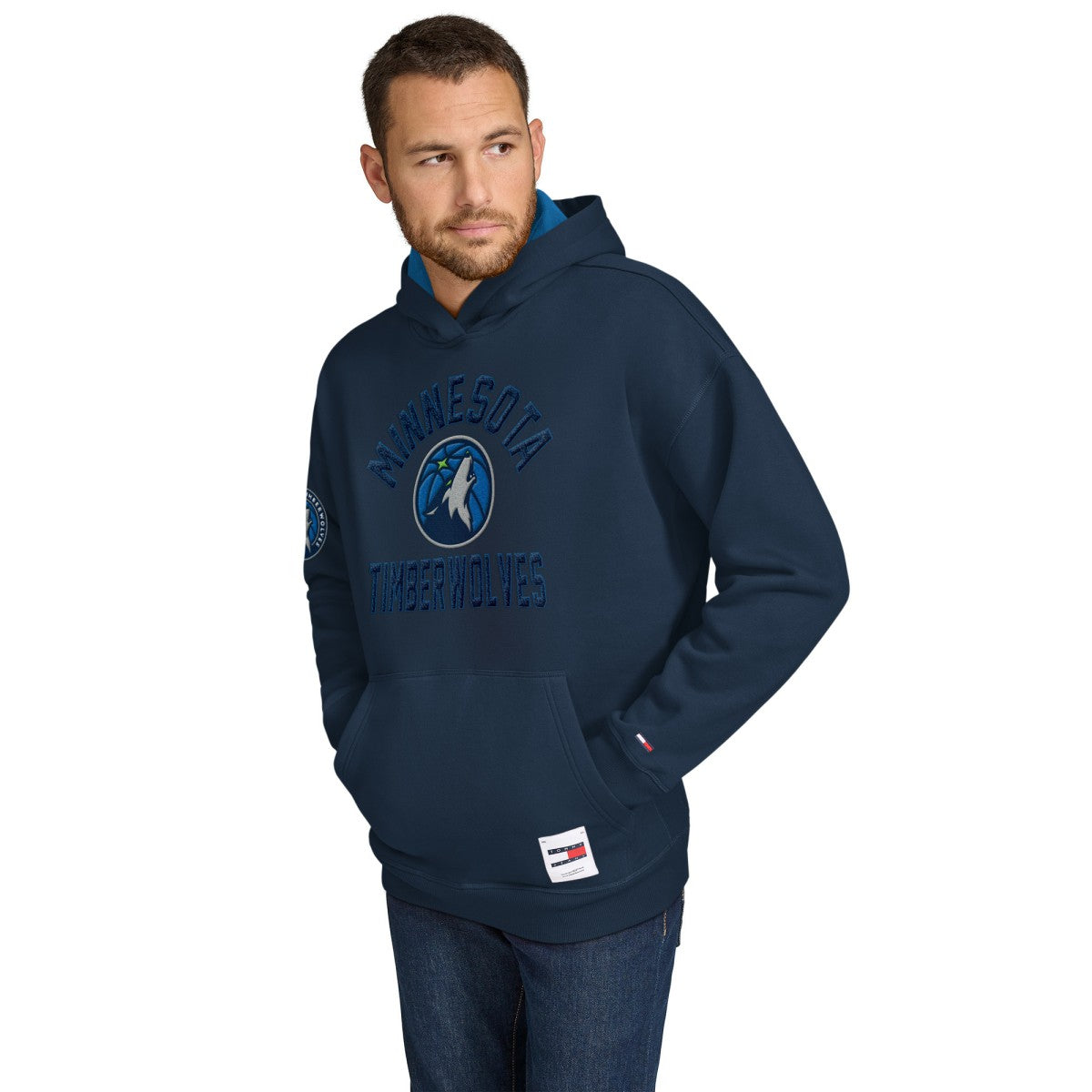 NBA Minnesota Timberwolves Tommy Jeans Sebastian Pullover Hoodie