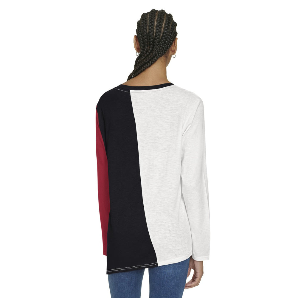NBA Miami Heat Tommy Jeans Women's Amelia Color Blocked Long Sleeve T-Shirt