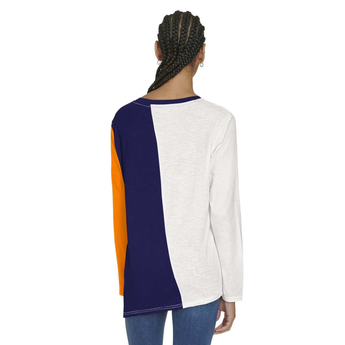 NBA Phoenix Suns Tommy Jeans Women's Amelia Color Blocked Long Sleeve T-Shirt