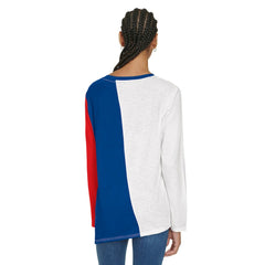 NBA Philadelphia 76ers Tommy Jeans Women's Amelia Color Blocked Long Sleeve T-Shirt