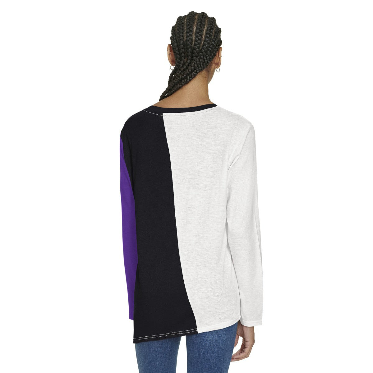 NBA Sacramento Kings Tommy Jeans Women's Amelia Color Blocked Long Sleeve T-Shirt