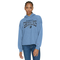 NBA Memphis Grizzlies Tommy Jeans Women's Stella Cropped Pullover Hoodie