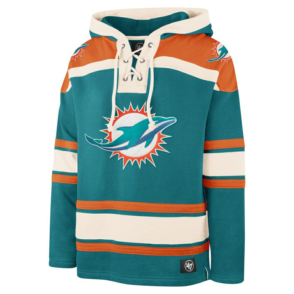 '47 Superior Lacer Pullover Hoodie - Miami Dolphins