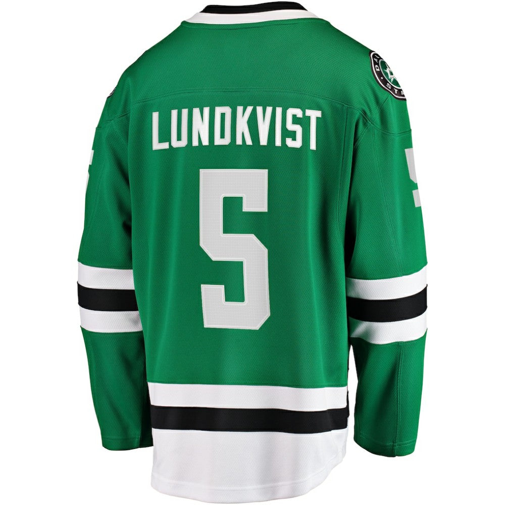 NHL Kelly Green Nils Lundkvist Dallas Stars Fanatics Home Premier Breakaway Player Jersey