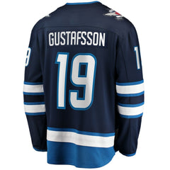 NHL Navy David Gustafsson Winnipeg Jets Fanatics Home Premier Breakaway Player Jersey