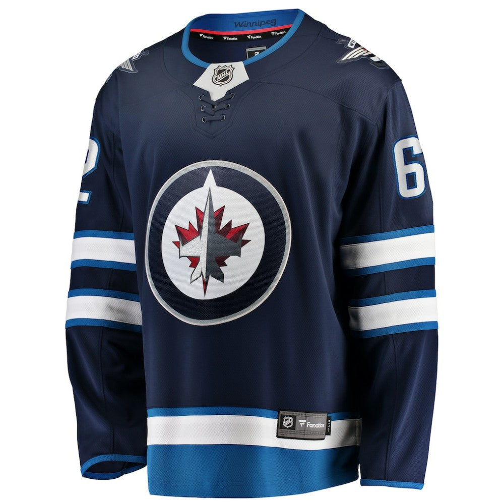 NHL Navy Nino Niederreiter Winnipeg Jets Fanatics Home Premier Breakaway Player Jersey