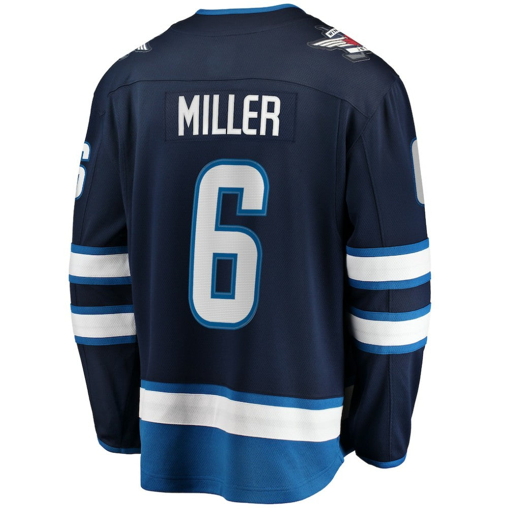 NHL Navy Colin Miller Winnipeg Jets Fanatics Home Premier Breakaway Player Jersey