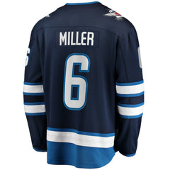 NHL Navy Colin Miller Winnipeg Jets Fanatics Home Premier Breakaway Player Jersey