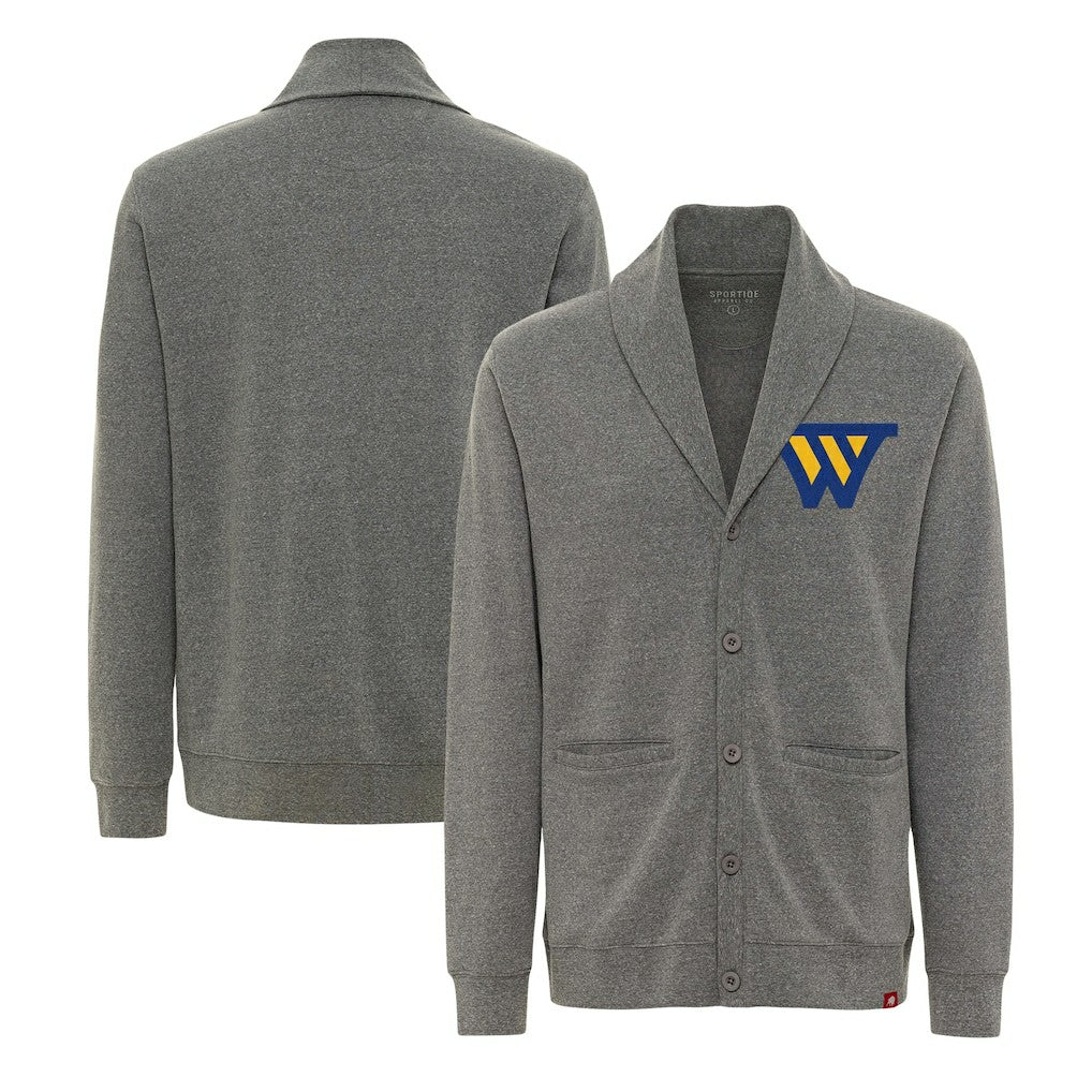 NBA Golden State Warriors Sportiqe Unisex Henshaw Long Sleeve Full-Button Cardigan Sweater sale