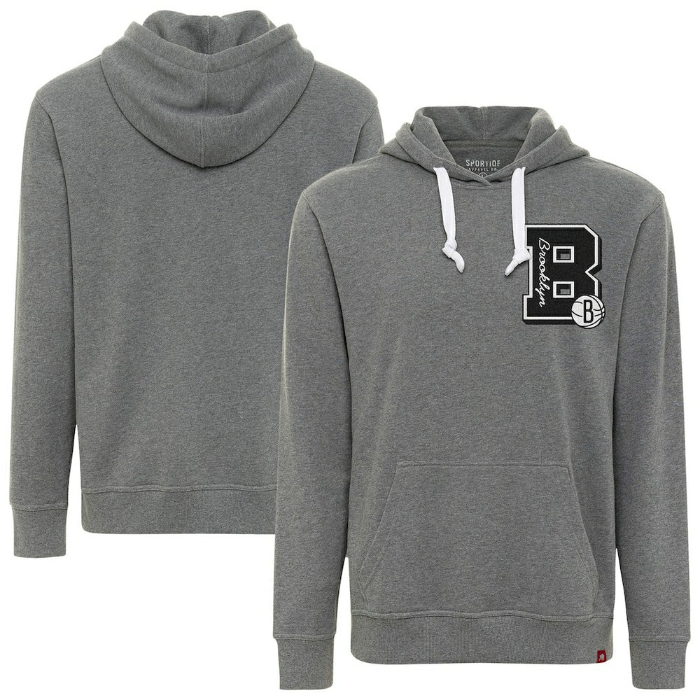 NBA Brooklyn Nets Sportiqe Unisex Varsity Collection Blake Pullover Hoodie