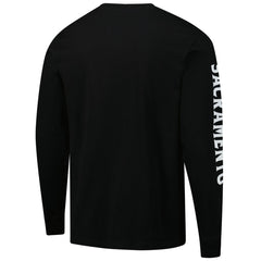 NBA Sacramento Kings Sportiqe Unisex Wales Heavyweight Pocket Long Sleeve T-Shirt