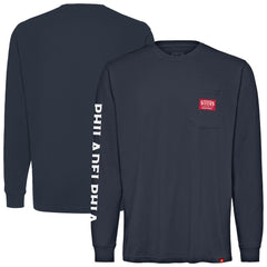 NBA Philadelphia 76ers Sportiqe Unisex Wales Heavyweight Pocket Long Sleeve T-Shirt