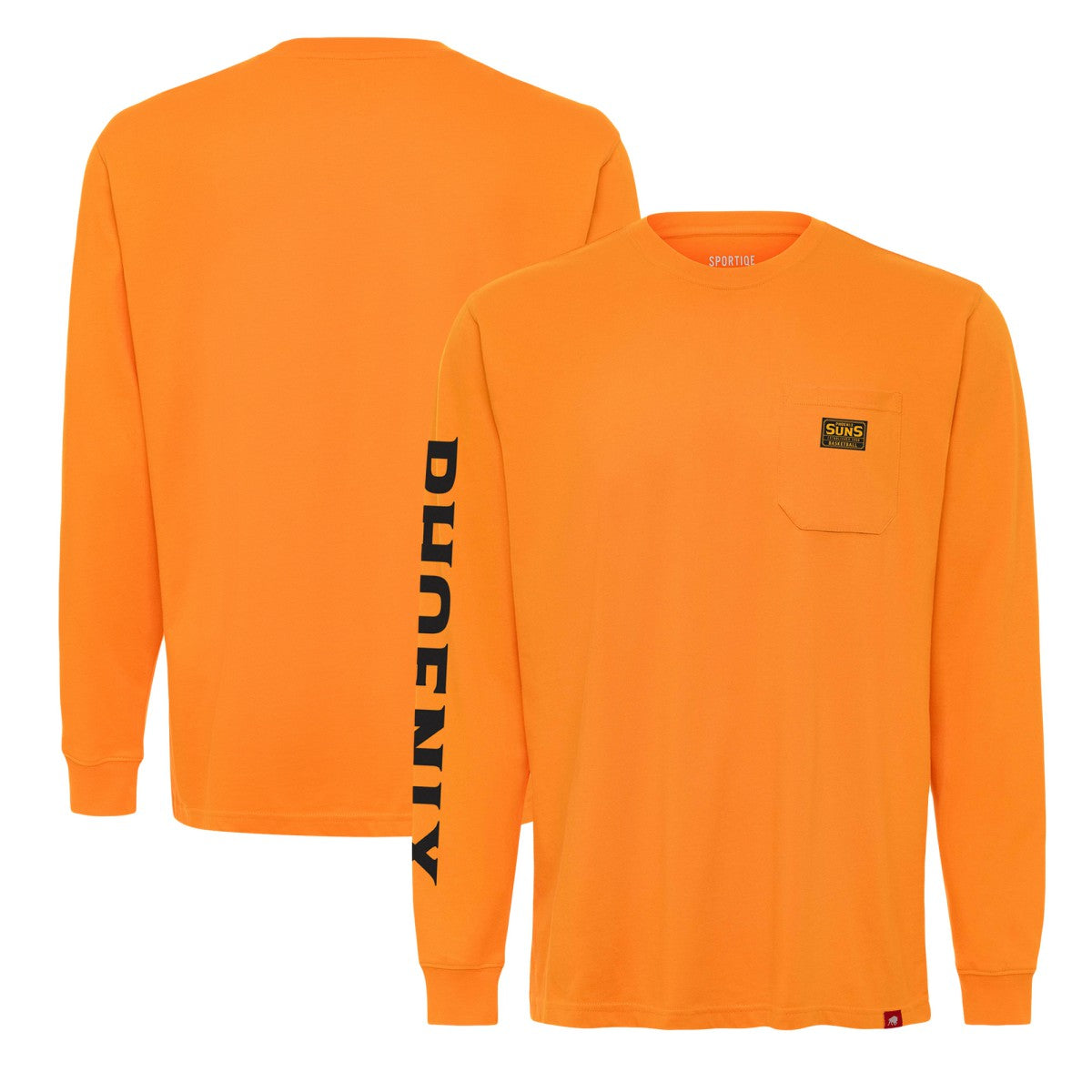 NBA Phoenix Suns Sportiqe Unisex Wales Heavyweight Pocket Long Sleeve T-Shirt
