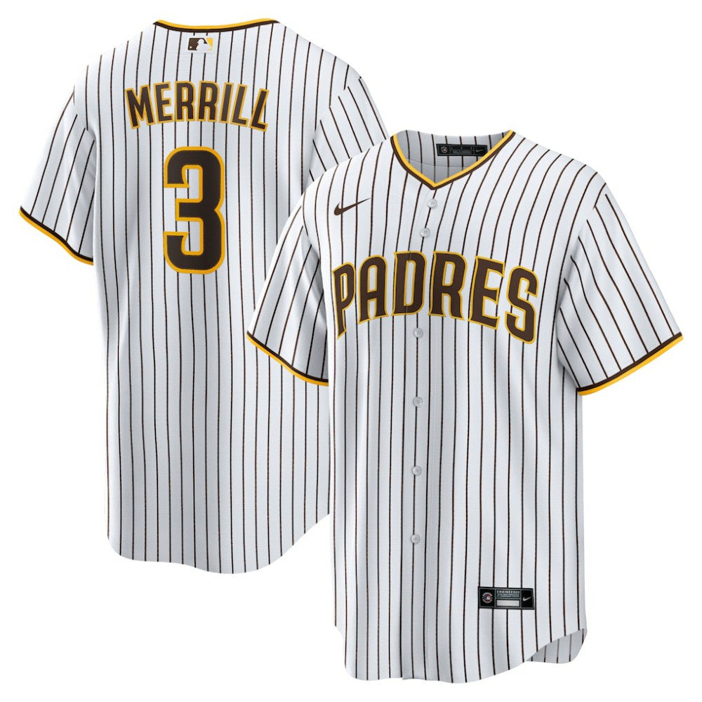 MLB Jackson Merrill San Diego Padres Nike Home Replica Jersey