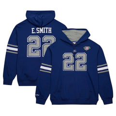 Emmitt Smith  Retired Player Name & Number Pullover Hoodie - Dallas Cowboys