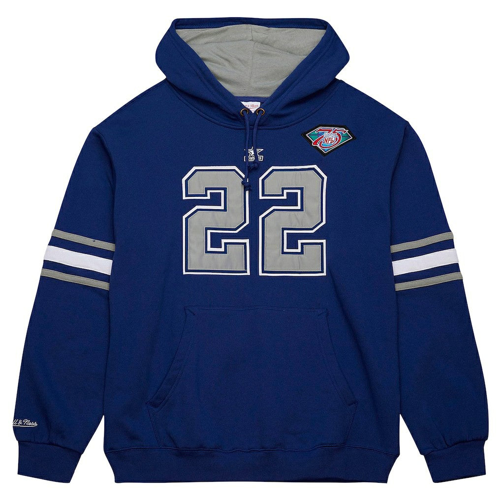 Emmitt Smith  Retired Player Name & Number Pullover Hoodie - Dallas Cowboys