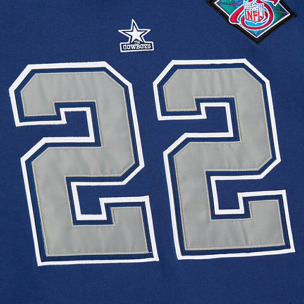 Emmitt Smith  Retired Player Name & Number Pullover Hoodie - Dallas Cowboys