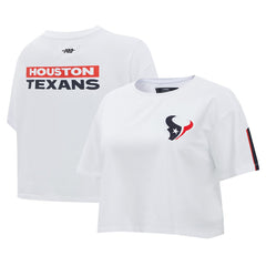 Pro Standard Women's Away Cropped Boxy T-Shirt - Houston Texans