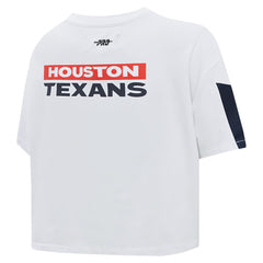 Pro Standard Women's Away Cropped Boxy T-Shirt - Houston Texans