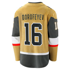 NHL Gold Pavel Dorofeyev Vegas Golden Knights Fanatics Premier Breakaway Player Jersey