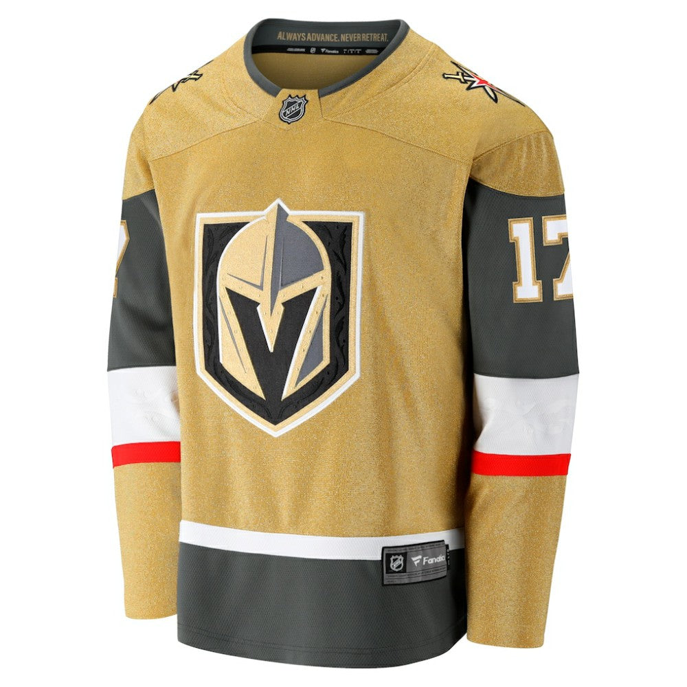 NHL Gold Ben Hutton Vegas Golden Knights Fanatics Home Premier Breakaway Player Jersey