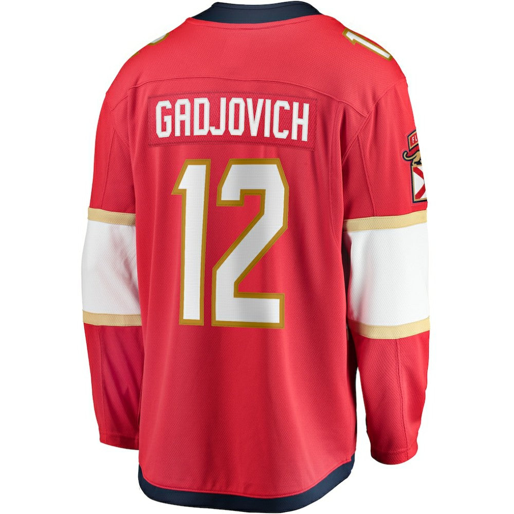 NHL Red Jonah Gadjovich Florida Panthers Fanatics Premier Breakaway Player Jersey