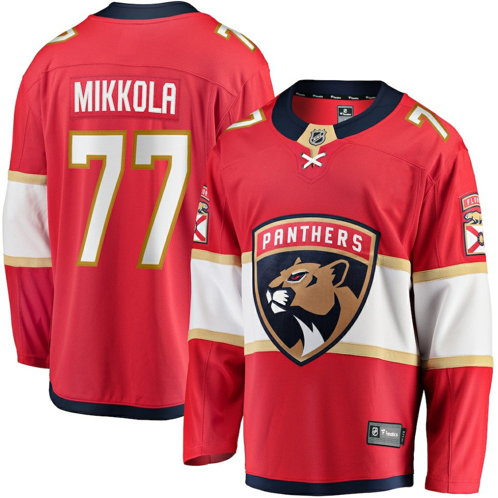 NHL Red Niko Mikkola Florida Panthers Fanatics Premier Breakaway Player Jersey