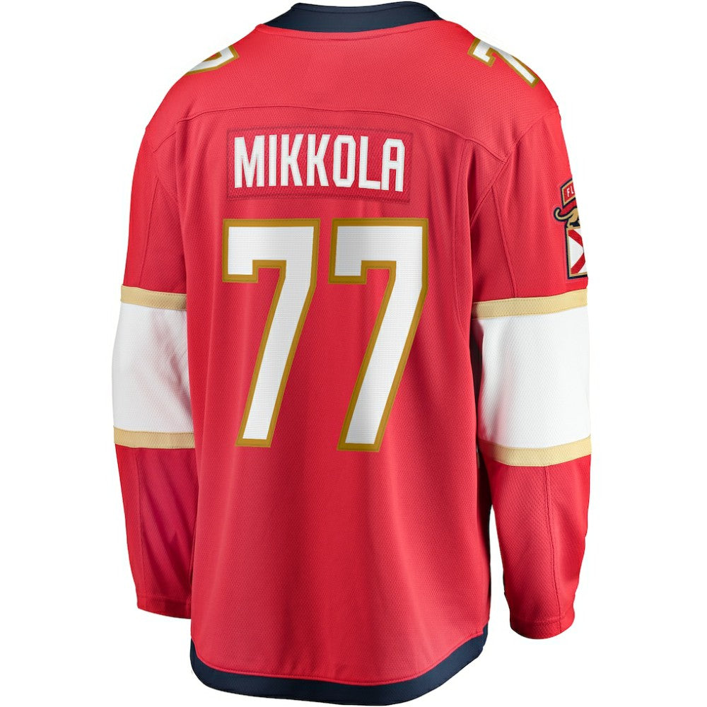 NHL Red Niko Mikkola Florida Panthers Fanatics Premier Breakaway Player Jersey