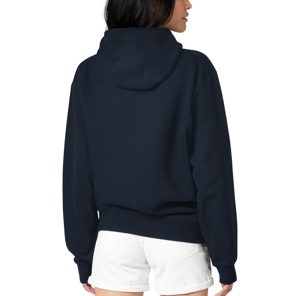 G-III 4Her by Carl Banks Women's Football Logo Fleece Tri-Blend Pullover Hoodie - Chicago Bears