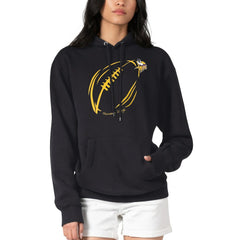 G-III 4Her by Carl Banks Women's Football Logo Fleece Tri-Blend Pullover Hoodie - Minnesota Vikings