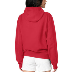 G-III 4Her by Carl Banks Women's Football Logo Fleece Tri-Blend Pullover Hoodie - Buffalo Bills
