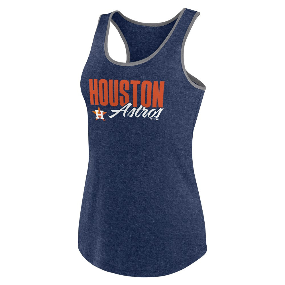 MLB Houston Astros Profile Women's Plus Size Racerback Tank Top