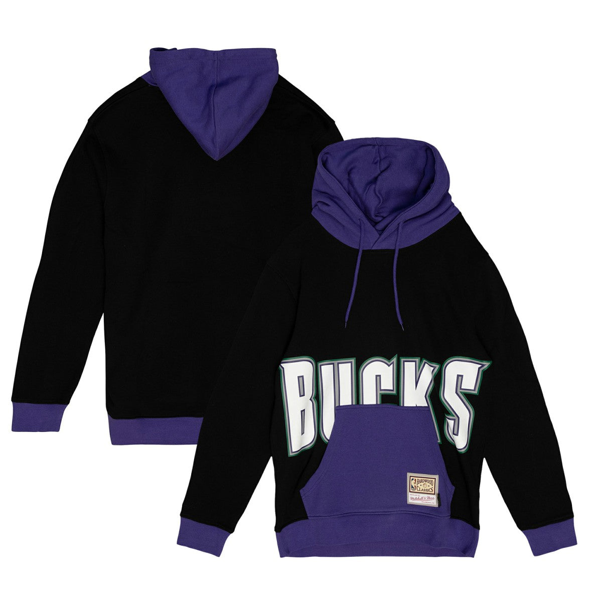 NBA Milwaukee Bucks Hardwood Classics Big Face 5.0 Pullover Hoodie