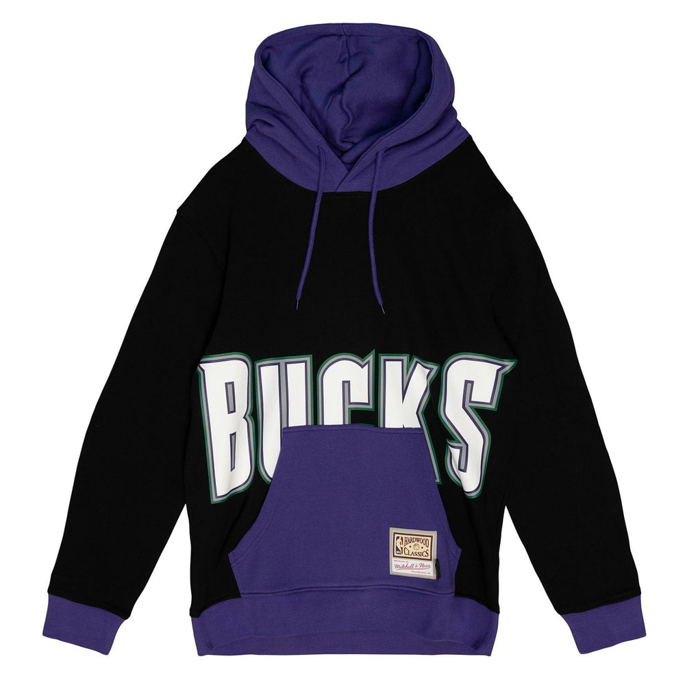 NBA Milwaukee Bucks Hardwood Classics Big Face 5.0 Pullover Hoodie
