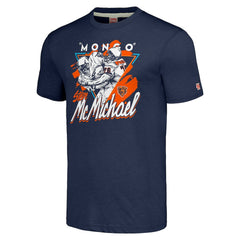 Steve McMichael  Homage Unisex Caricature Retired Player Tri-Blend T-Shirt - Chicago Bears