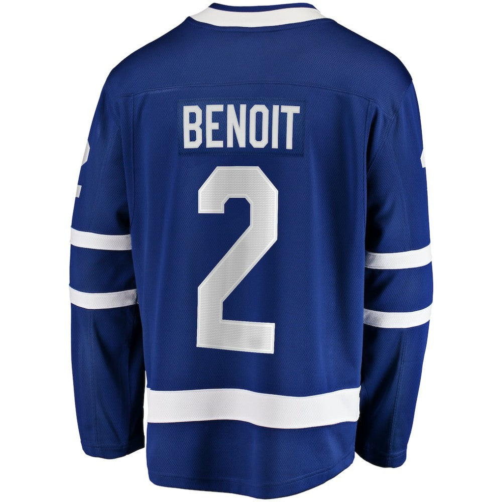 NHL Blue Simon Benoit Toronto Maple Leafs Fanatics Home Premier Breakaway Player Jersey
