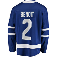 NHL Blue Simon Benoit Toronto Maple Leafs Fanatics Home Premier Breakaway Player Jersey