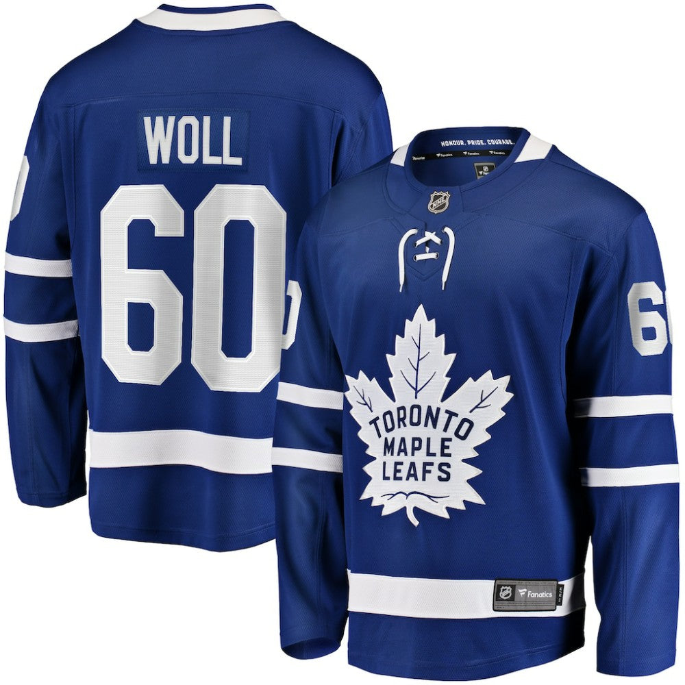 NHL Blue Joseph Woll Toronto Maple Leafs Fanatics Home Premier Breakaway Player Jersey