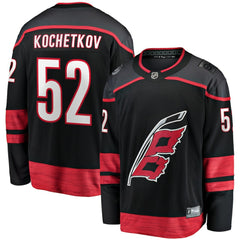 NHL Black Pyotr Kochetkov Carolina Hurricanes Fanatics Home Premier Breakaway Player Jersey