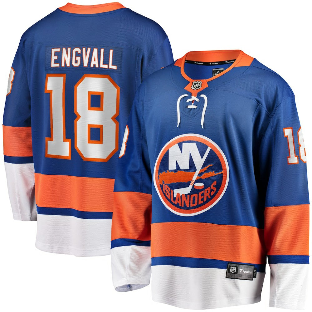 NHL Blue Pierre Engvall New York Islanders Fanatics Home Premier Breakaway Player Jersey