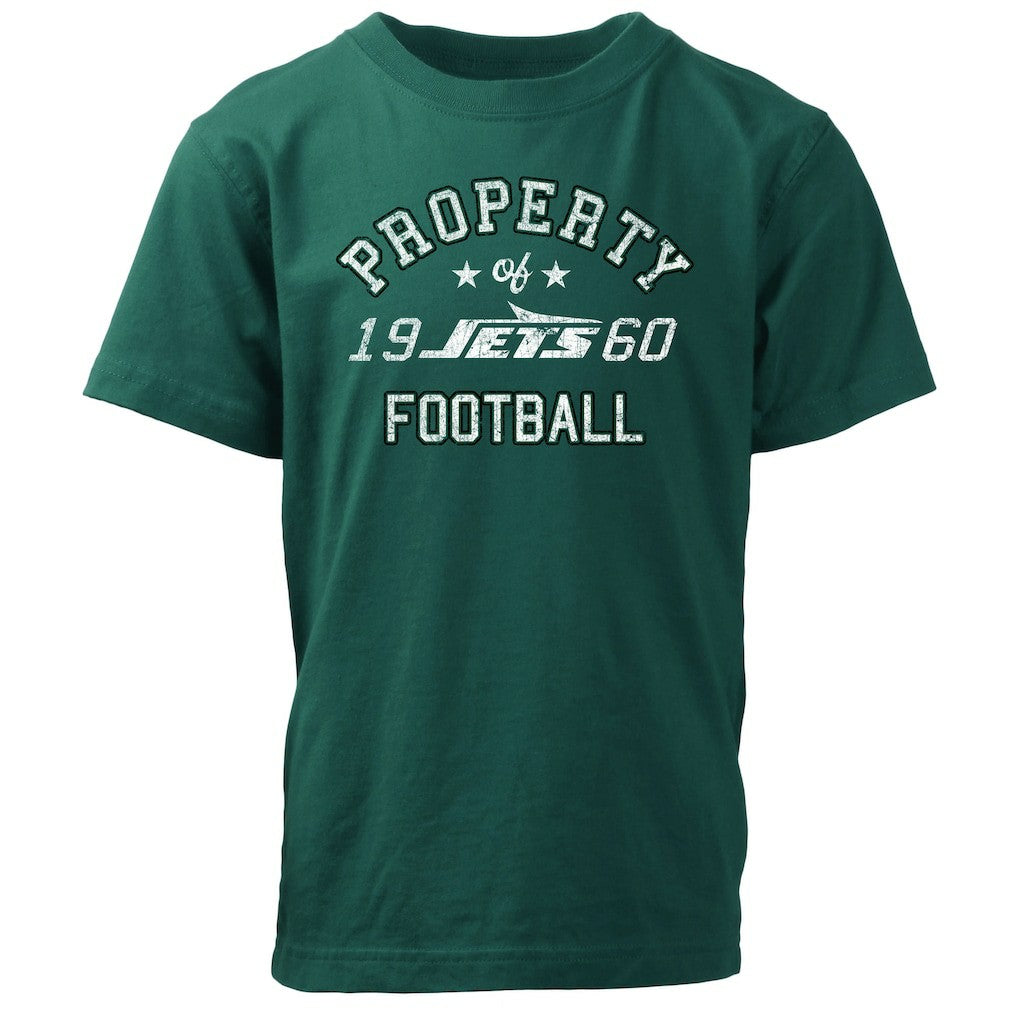 Wes & Willy Youth Property Of T-Shirt - New York Jets